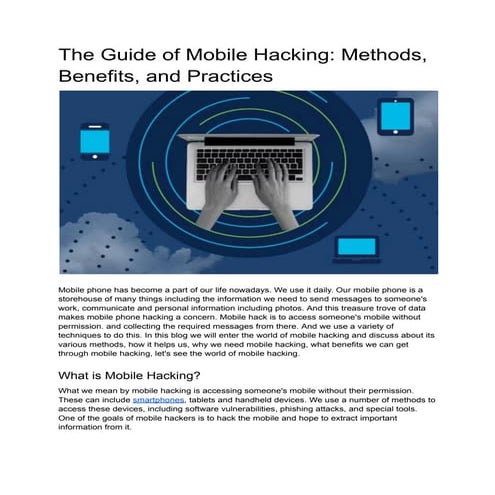 The Guide of Mobile Hack- Methods, Benefits, and Practices.pdf