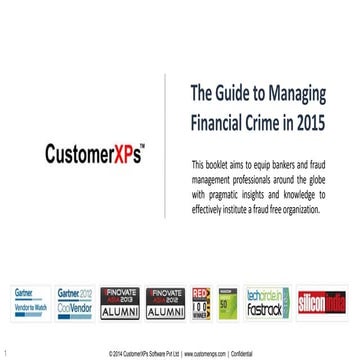 A guide to Financial Crime Management