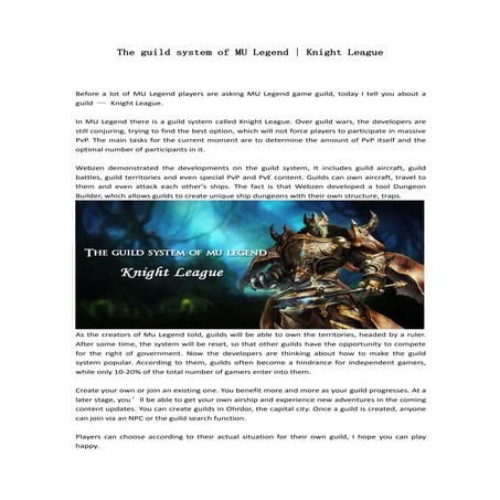 Building Games for the Long Term: Pragmatic F2P Guild Design (GDC ...