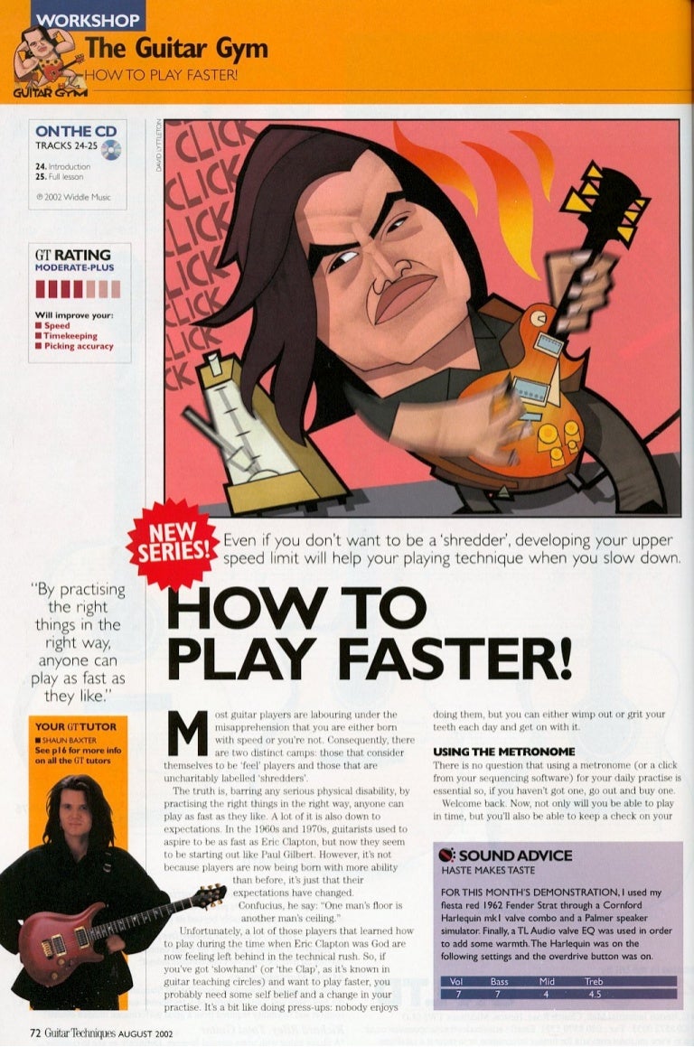 Vanesa Cordantonopulos Curso Completo De Teoría De La Música The guitar gym part 2 - how to play faster