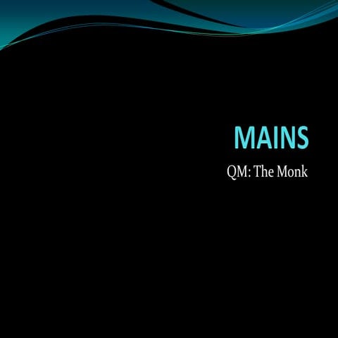 The Guwahati University open quiz (mains)