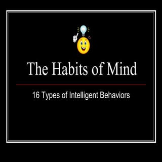 The habits of mind pdf