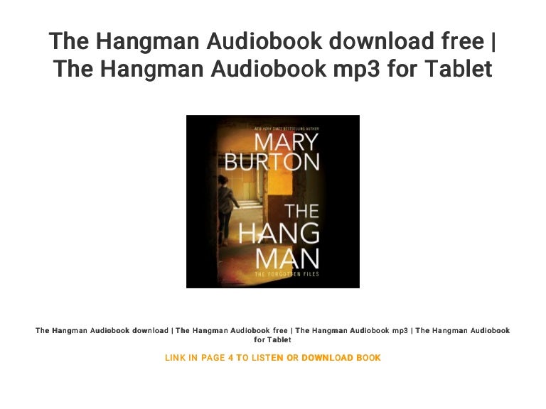 The Hangman Audiobook download free The Hangman