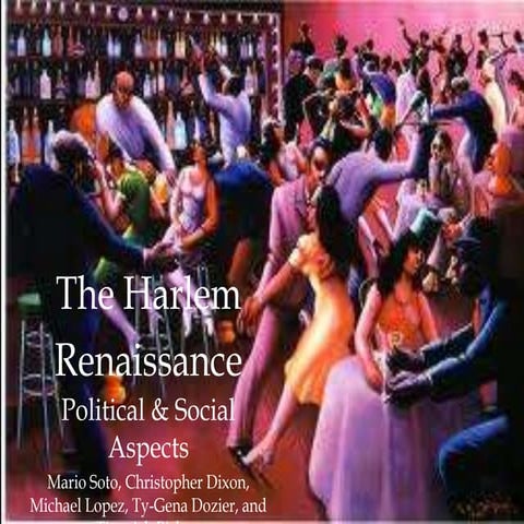 Harlem Renaissance Politics