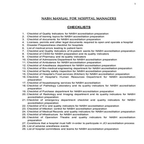 The health care manager