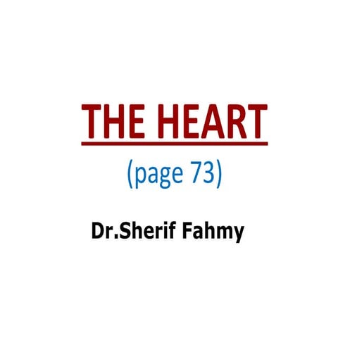 The Heart (Anatomy of the Thorax)