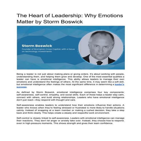 The Heart of Leadership_ Why Emotions Matter by Storm Boswick.pdf