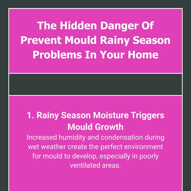 The Hidden Danger Of Prevent Mould Rainy Season Problems In Your Home | PDF