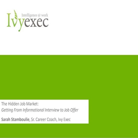 The hidden job market