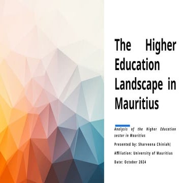 The Higher Education Landscape in Mauritius.pptx