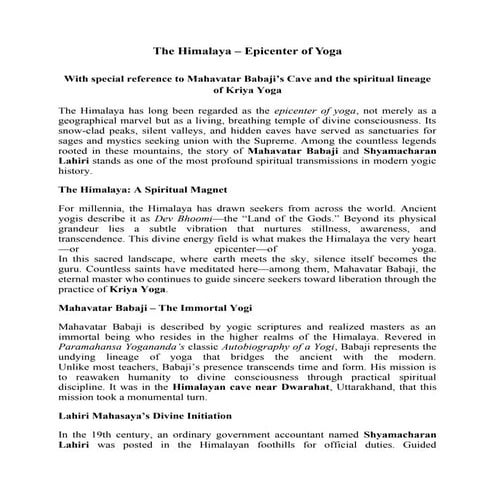 The Himalaya - epicenter of yoga in short.docx