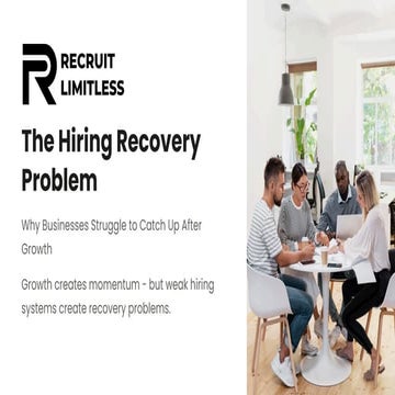 The Hiring Recovery Problem: Why Businesses Struggle to Rebuild Teams ...