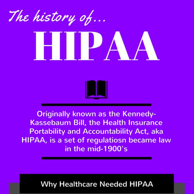 The History of HIPAA