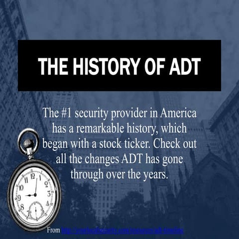 The History of ADT