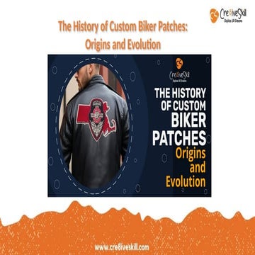 History of Custom Biker Club Patches |Cre8iveSkill | PPT