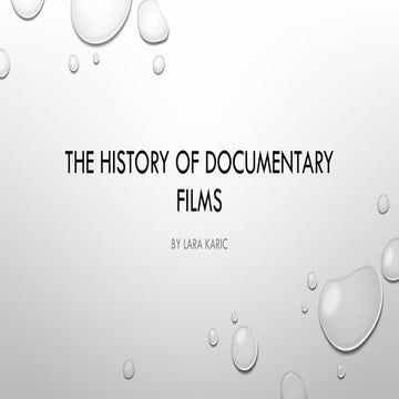 The history of documentary films presentation.pptx