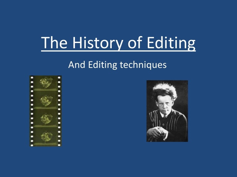 Introduction to film editing image