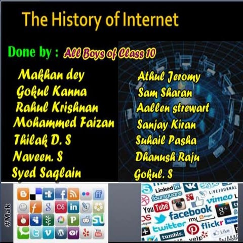 The history of internet