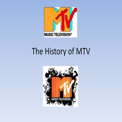 The History of MTV