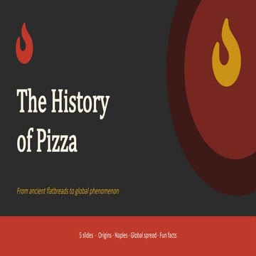 History of Pizza | PPTX