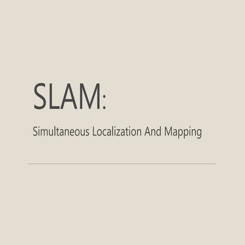 The history of SLAM (Simultaneous Localization And Mapping)