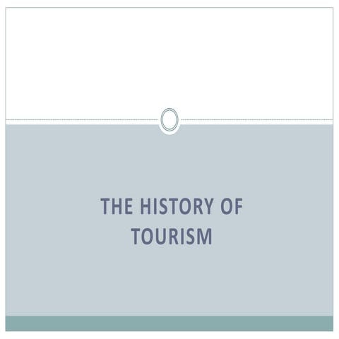 Chapter 1 : Introduction to Travel and Tourism By Md Shaifullar Rabbi | PDF