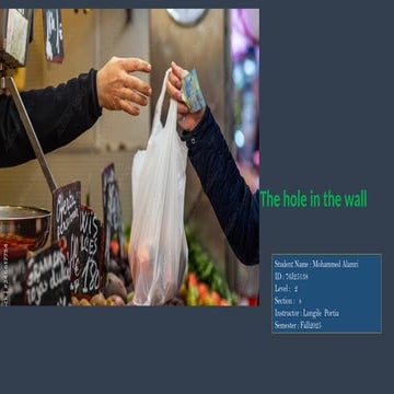 The hole in the wall learning story.pptx