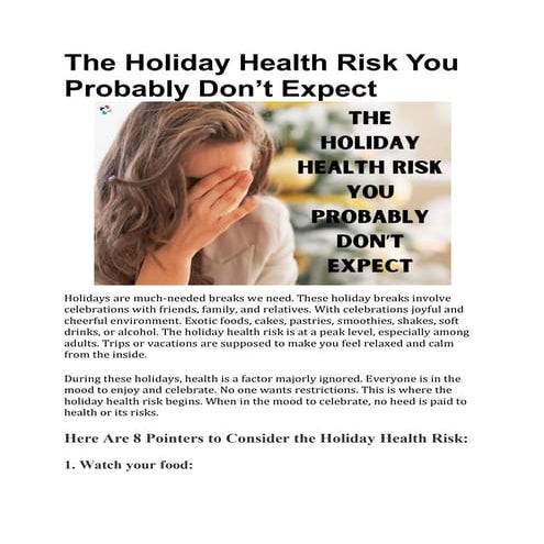 The Holiday Health Risk You Probably Don.pdf