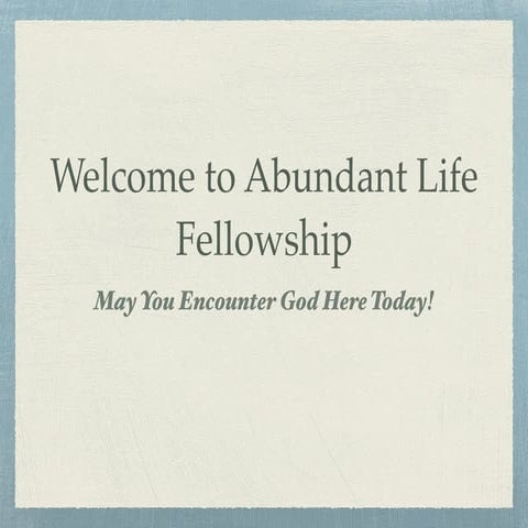 See Me. See Jesus--The fruit of Spirit 