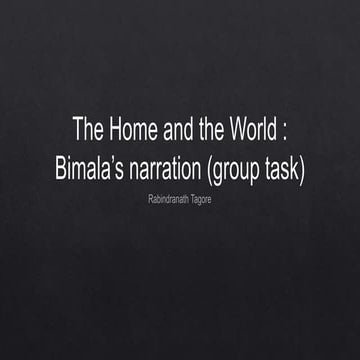 The Home and The World