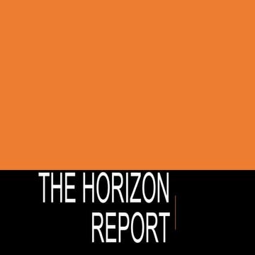The horizon report