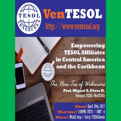 #VenTESOLWebinars | The How-Tos of Webinars