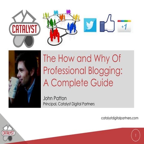 The how and why of professional blogging