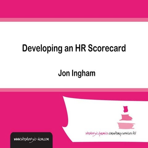 The HR scorecard