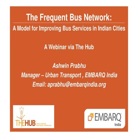 Circular grid bus network for mysore | PPTX
