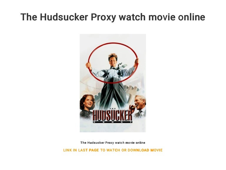 The Hudsucker Proxy Watch Movie Online