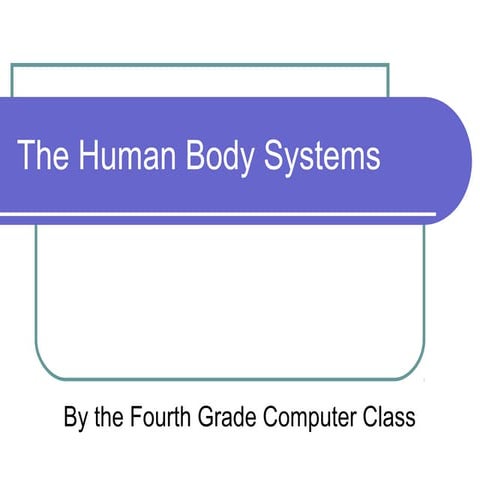 The human body systems2