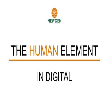 Human Element in Digital