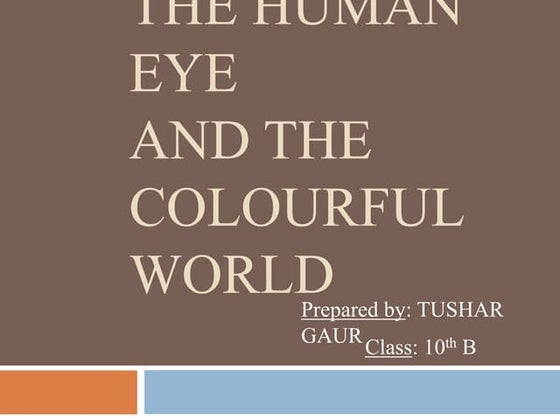 Human eye class 10 | PPT | Eye and Vision Conditions | Diseases and ...