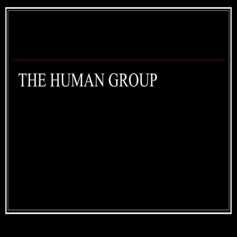 The Human Group