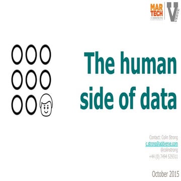 The Human Side of Data By Colin Strong