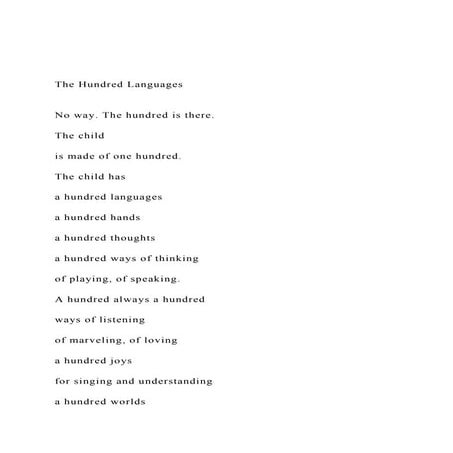 Reggio emilia approach ppt | PPTX