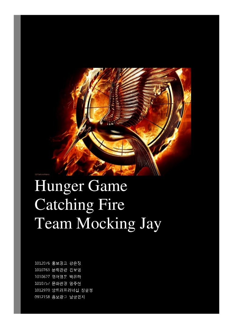 Marketing suggestion for the hunger games using digital technologies