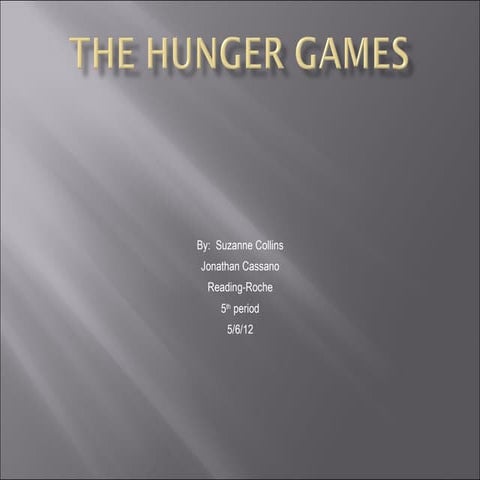  The hunger games by jonathan cassano