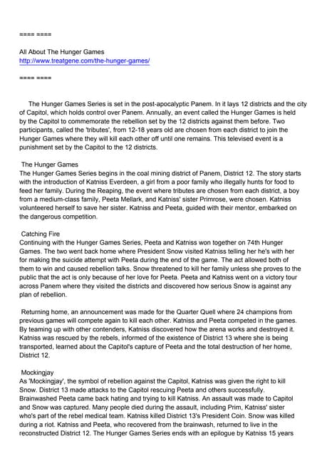 Hunger games book 1 pdf