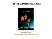 The Ice Storm movies online
