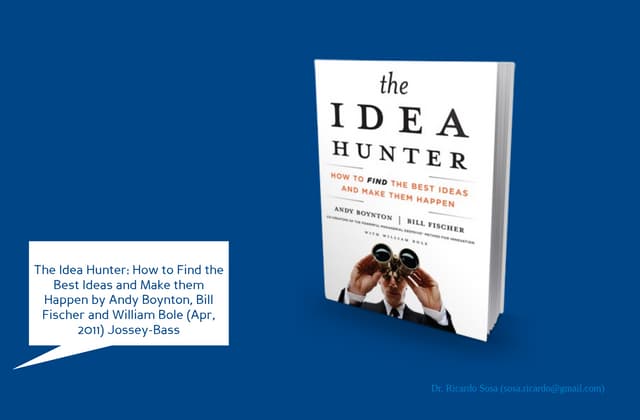 The idea hunter excerpts