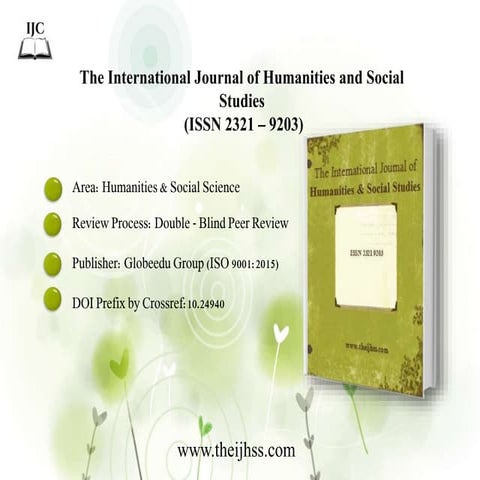 The International Journal of Humanities and Social Studies | PPTX