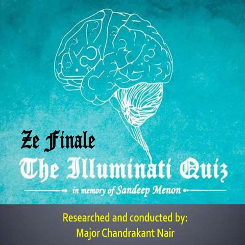 The Illuminati Quiz 2013 at Model Engineering College, Kochi - The Finals