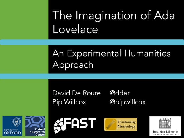 The Imagination of Ada Lovelace